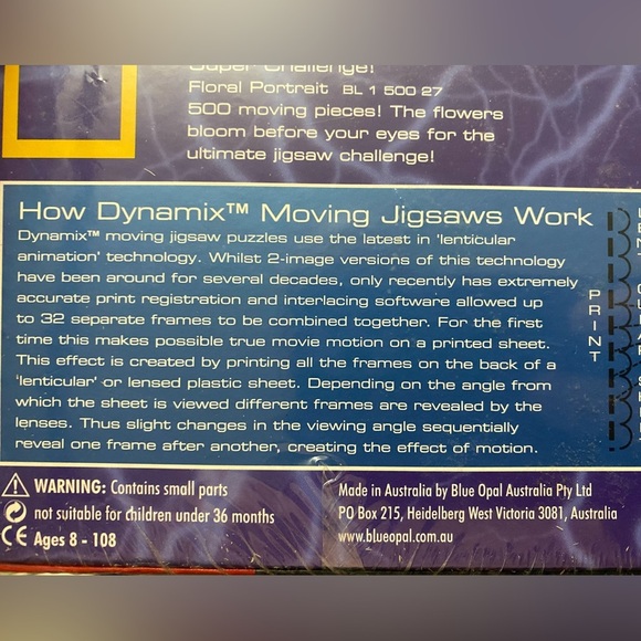 Dynamix Moving Jigsaw Puzzle 250 Pc 13”x12” Super Highway Cars Dugald Keith NIB - Picture 9 of 12